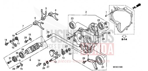 GEARSHIFT DRUM ST1300AE de 2014